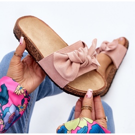 Chanclas de Mujer con Lazo, Rosa Ezephira rosado 6