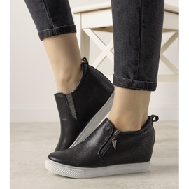 Zapatillas de mujer Avery negras brillantes negro 5