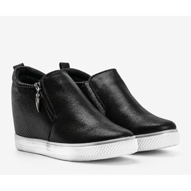 Zapatillas de mujer Avery negras brillantes negro 1