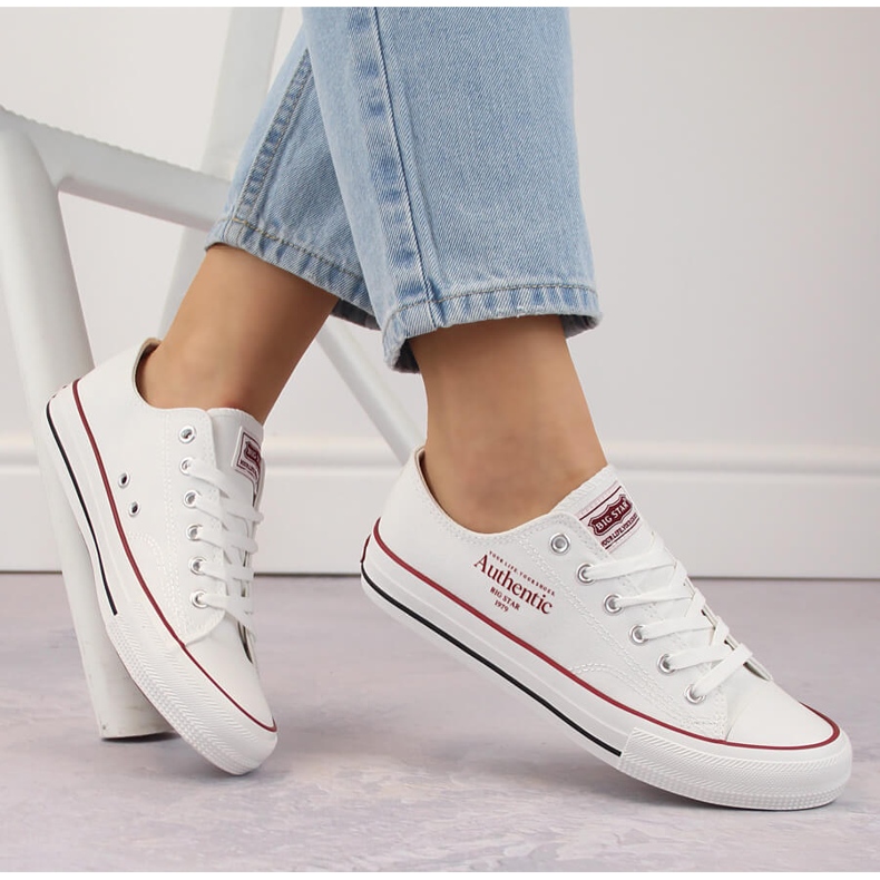 Zapatillas con cordones Big Star NN274235 blancas blanco 1