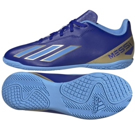Adidas X Crazyfast Club Messi Jr En zapatos IE8667 azul 1 Adidas X Crazyfast Club Messi Jr En zapatos IE8667 azul 1