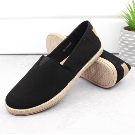 Alpargatas slip-on de mujer negras Potocki 16308 negro 6