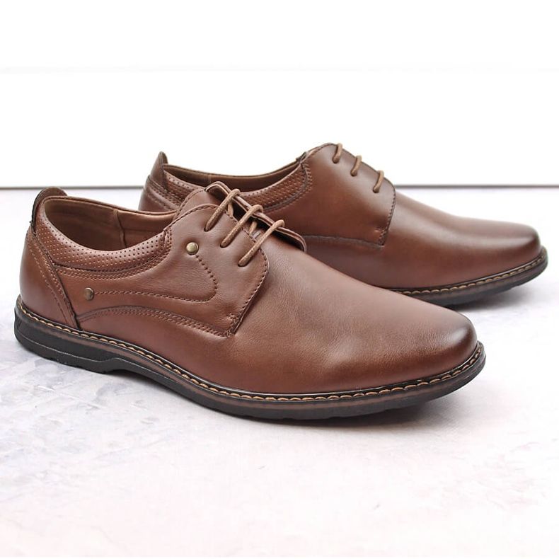 News Zapatos de hombre elegantes en color marrón Unisoft Colección Hombre 4092 1