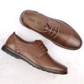 News Zapatos de hombre elegantes en color marrón Unisoft Colección Hombre 4092 3