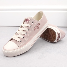 Zapatillas de mujer con cordones Big Star NN274239 rosado 6