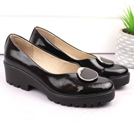 Zapatos mujer charol con decoración Filippo DP4569 negro 5