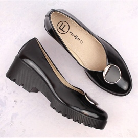 Zapatos mujer charol con decoración Filippo DP4569 negro 6