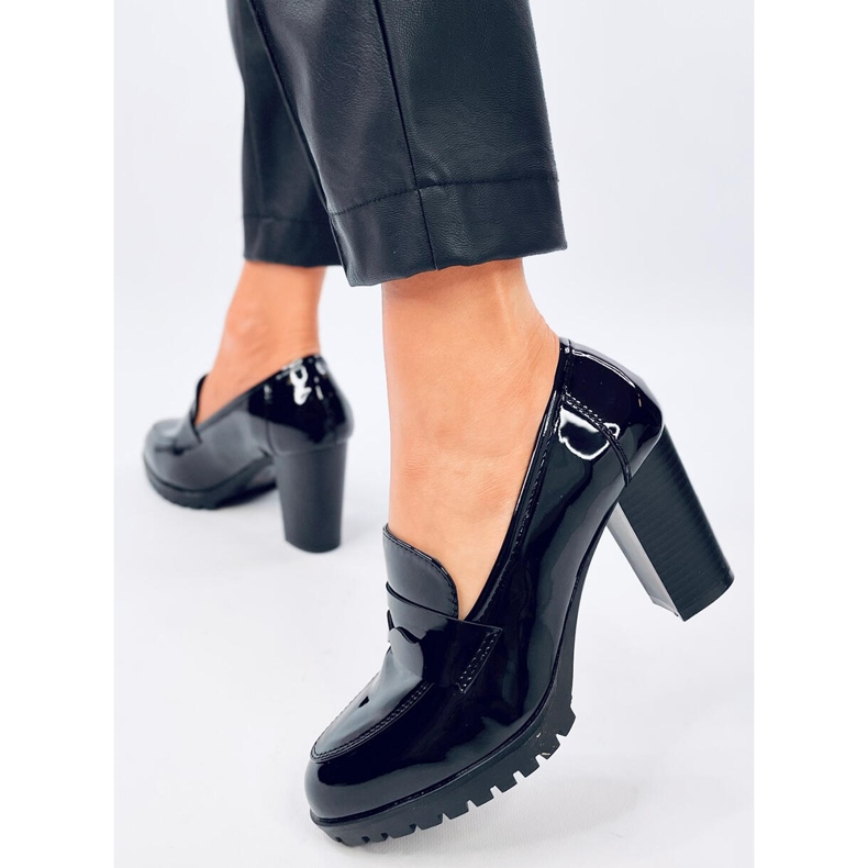 Mocasines tacón charol Jeffis Black negro 2 Mocasines tacón charol Jeffis Black negro 2