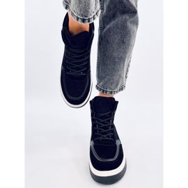 Riess Zapatillas altas negras negro 1