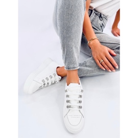 Sadri Zapatillas blancas con cordones gruesos. blanco 4