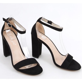 Sandalias de tacón de Ariel Black Suede negro 5