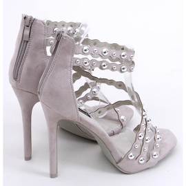 Sandalias de tacón alto Noelle LT.GRAY gris 5