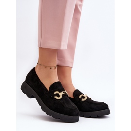 Mocasines De Mujer Con Adorno Negro Railenes 2