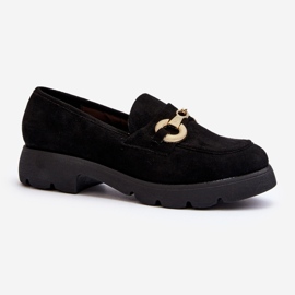 Mocasines De Mujer Con Adorno Negro Railenes 1