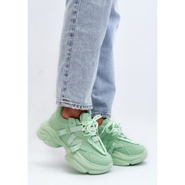 Zapatillas De Mujer Con Suela Gruesa, Verde Windamella 3