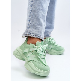 Zapatillas De Mujer Con Suela Gruesa, Verde Windamella 5