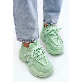 Zapatillas De Mujer Con Suela Gruesa, Verde Windamella 6