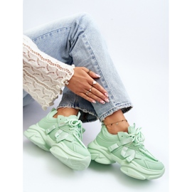 Zapatillas De Mujer Con Suela Gruesa, Verde Windamella 9
