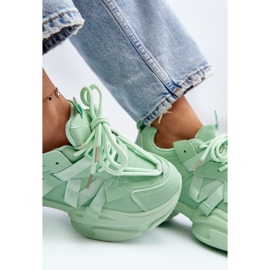 Zapatillas De Mujer Con Suela Gruesa, Verde Windamella 10