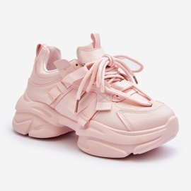 Zapatillas De Mujer Con Suela Gruesa, Rosa Windamella rosado 3
