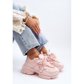 Zapatillas De Mujer Con Suela Gruesa, Rosa Windamella 1