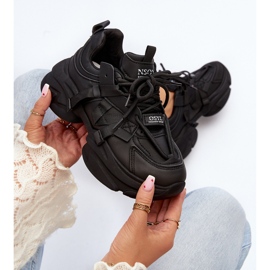 Zapatillas Deportivas de Mujer con Suela Gruesa, Negro Windamella 3