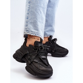 Zapatillas Deportivas de Mujer con Suela Gruesa, Negro Windamella 6