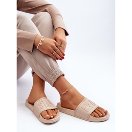 Chanclas de mujer Big Star NN274A645 Beige 7