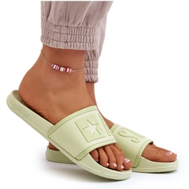 Chanclas de mujer Big Star NN274A646 Lima verde 8