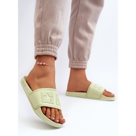 Chanclas de mujer Big Star NN274A646 Lima verde 3