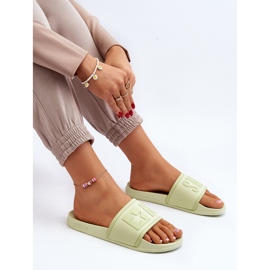 Chanclas de mujer Big Star NN274A646 Lima verde 6