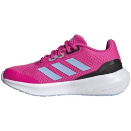 Zapatillas Adidas RunFalcon 3 Sport Running Lace Jr HP5837 rosado 2