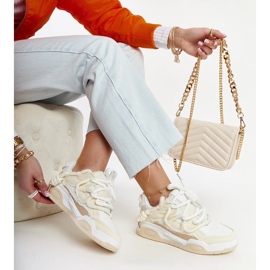 Deportivas beige con inserciones de tejido Melilot 1