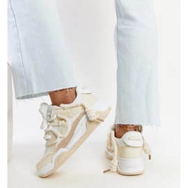 Deportivas beige con inserciones de tejido Melilot 3