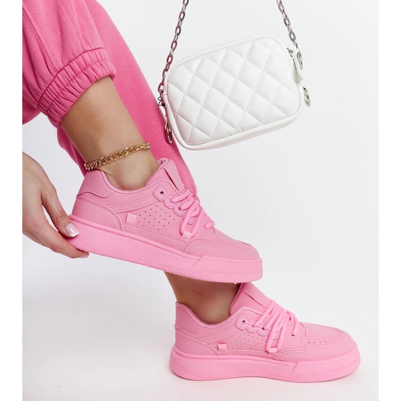 Zapatillas rosas con plataforma Asphodel. rosado 1 Zapatillas rosas con plataforma Asphodel. rosado 1