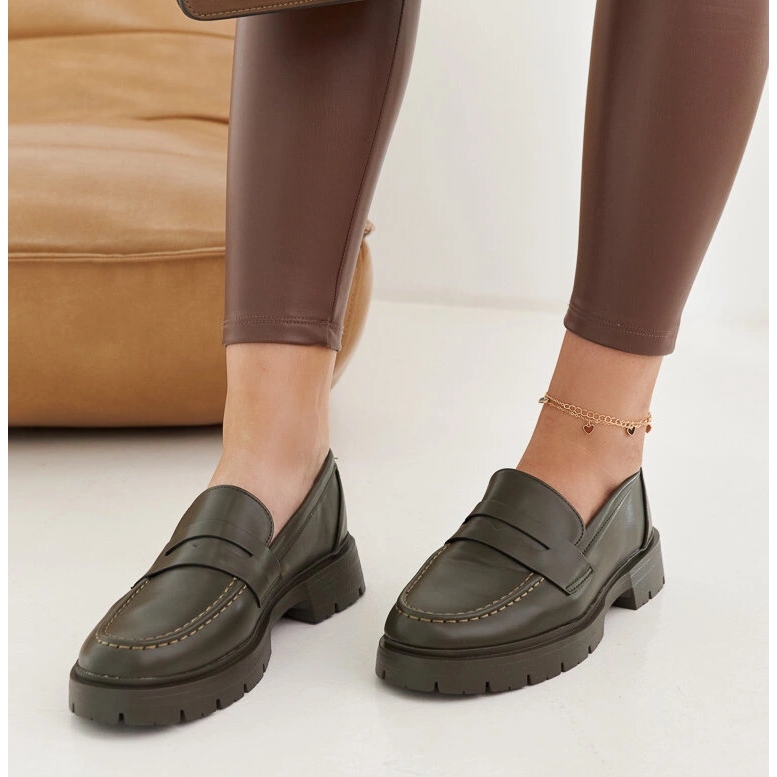 Mocasines Maybritt verdes 1