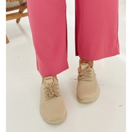 Deportivas tejido beige Mira 1