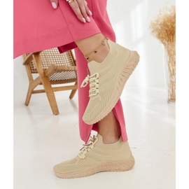 Deportivas de tejido beige de Ornella 1