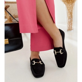 Mocasines de terciopelo negro con pedrería by Fabrizia 2 Mocasines de terciopelo negro con pedrería by Fabrizia 2