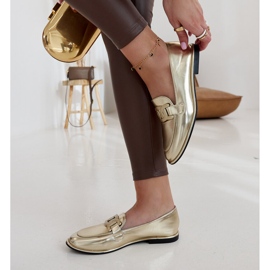 Mocasines Zana clásicos dorados 1