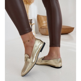 Mocasines Zana clásicos dorados 2