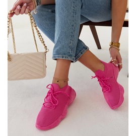 Deportivas Roshni rosa oscuro 1