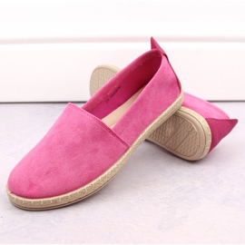Alpargatas sin cordones para mujer de ante, rosa Potocki W16009 rosado 6