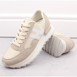 Deportivas mujer plataforma beige Potocki 16311 6