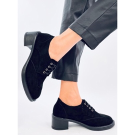 Mocasines tacón Vedra Negro 2