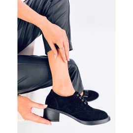 Mocasines tacón Vedra Negro 4