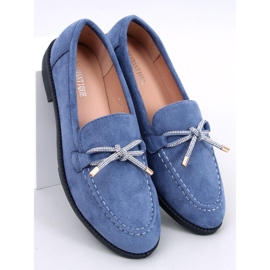 Mocasines de mujer Saras Denim Azul en ante 5