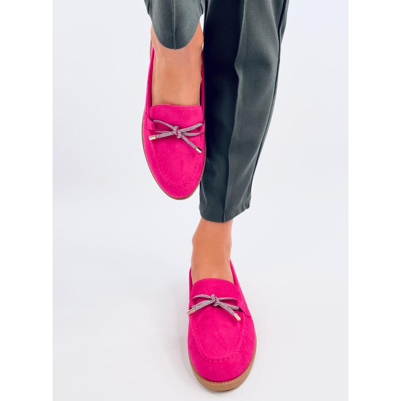Mocasines mujer Saras Fucsia de ante rosado 1 Mocasines mujer Saras Fucsia de ante rosado 1