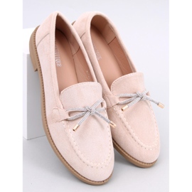 Mocasines mujer Saras de ante color Beige 5