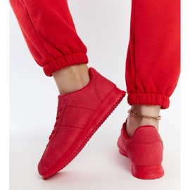 Zapatillas deportivas Noorah rojas. rojo 3